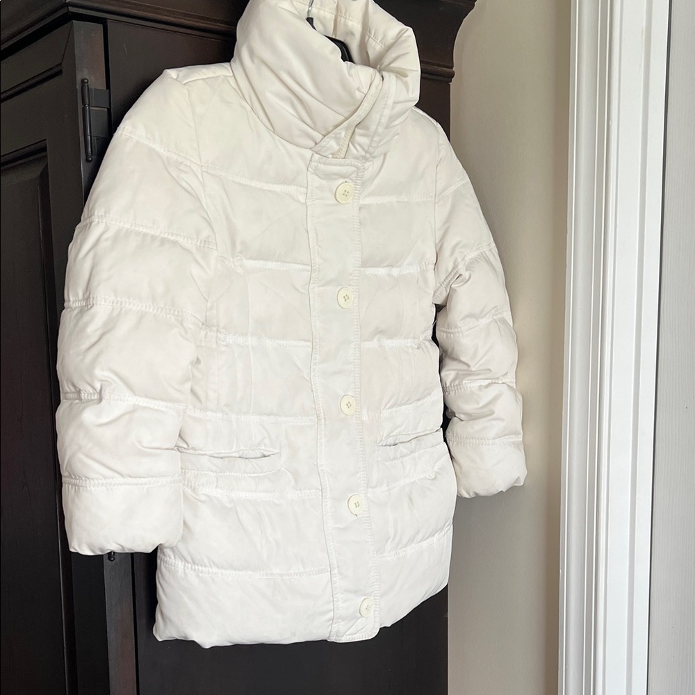 Kids' Classic White Puffer Jacket